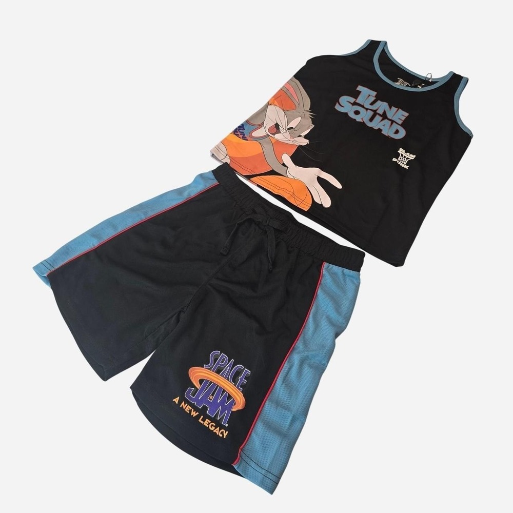Nova Kids Space Jam New Legacy  black and blue basketball set- 14/16